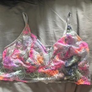 VS Pink Multi Colored Bralette